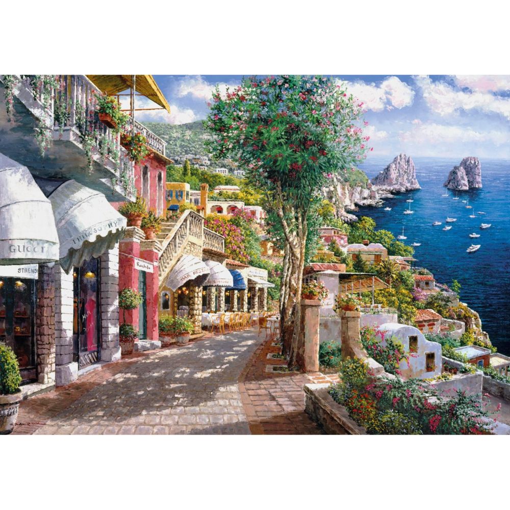 Clementoni - Puzzle 1000 pièces : Capri, Italie - Animaux