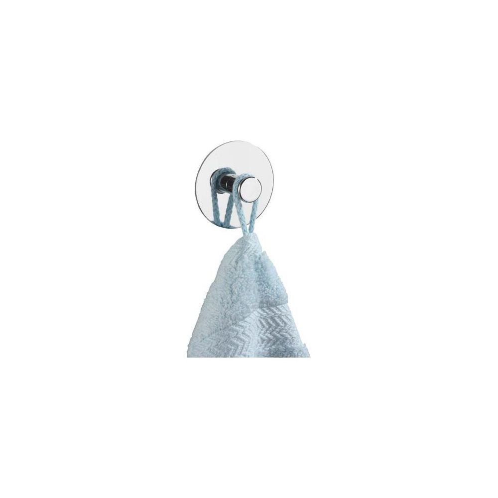 Wenko - Crochet 1 Tete Chrome D. 6 cm (Par 6) - Accessoires de salle de bain