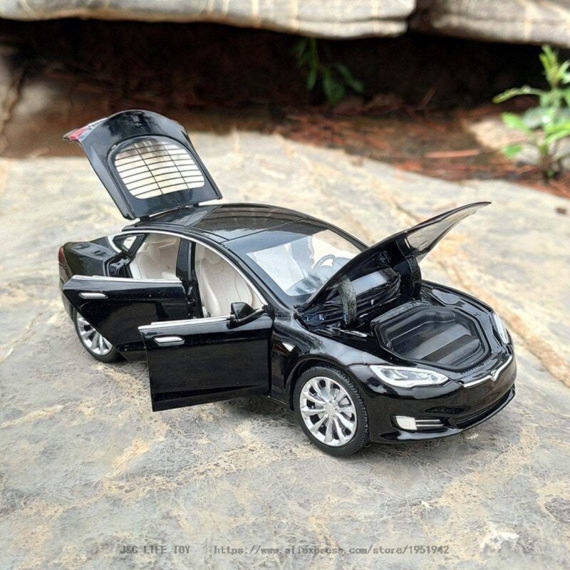 Universal - Nouveauté 1: 32 Tesla modèle modèle modèle moulage sous pression ; jouet voiture jouet voiture livraison gratuite jouet enfant cadeau jouet garçon | moulage sous pression avec jouets(Le noir) - Voitures