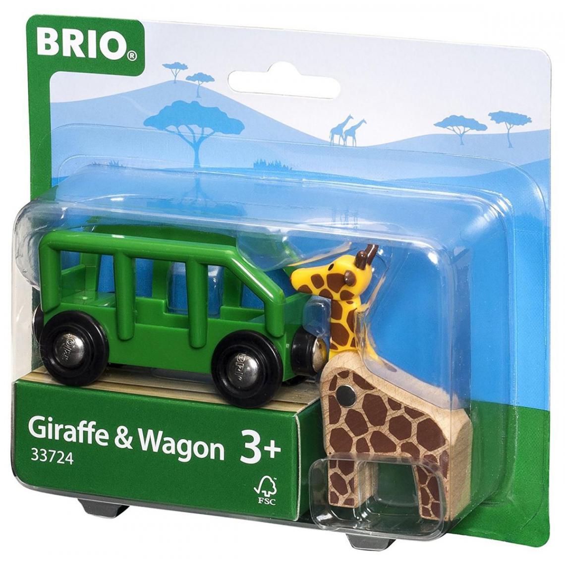 BRIO - Brio 33724 Wagon Girafe - Voitures