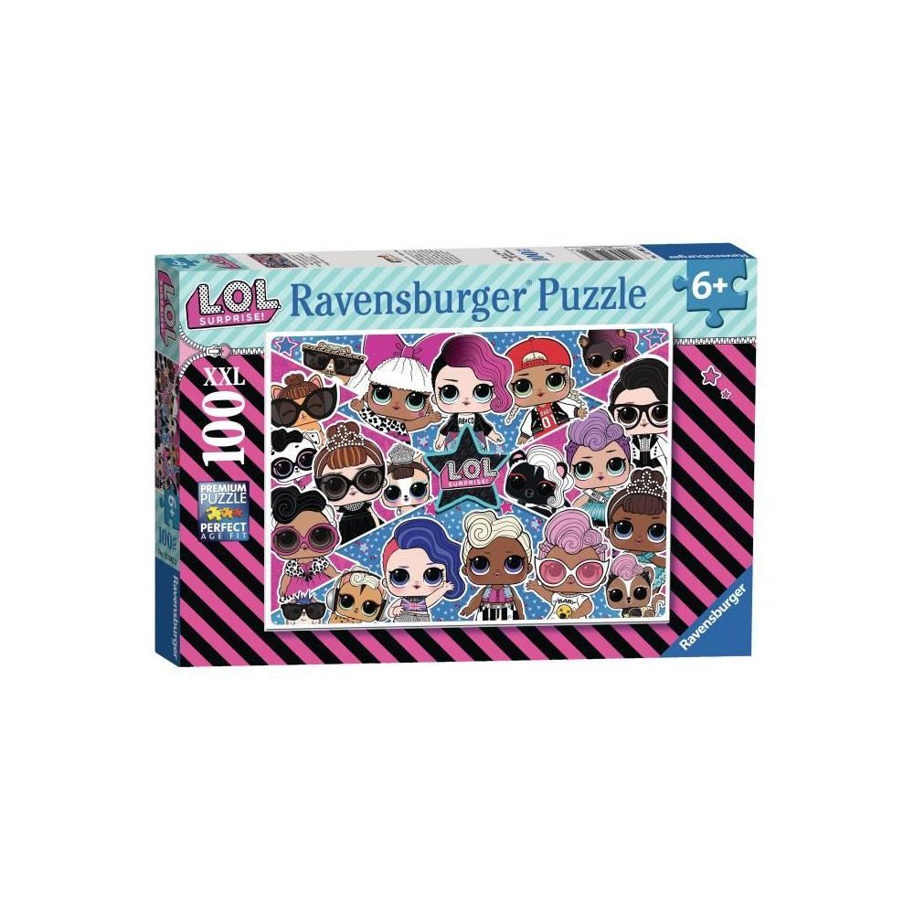 Ravensburger - Puzzle 100 pieces XXL Amies pour la vie ! / LOL Suprise - Animaux