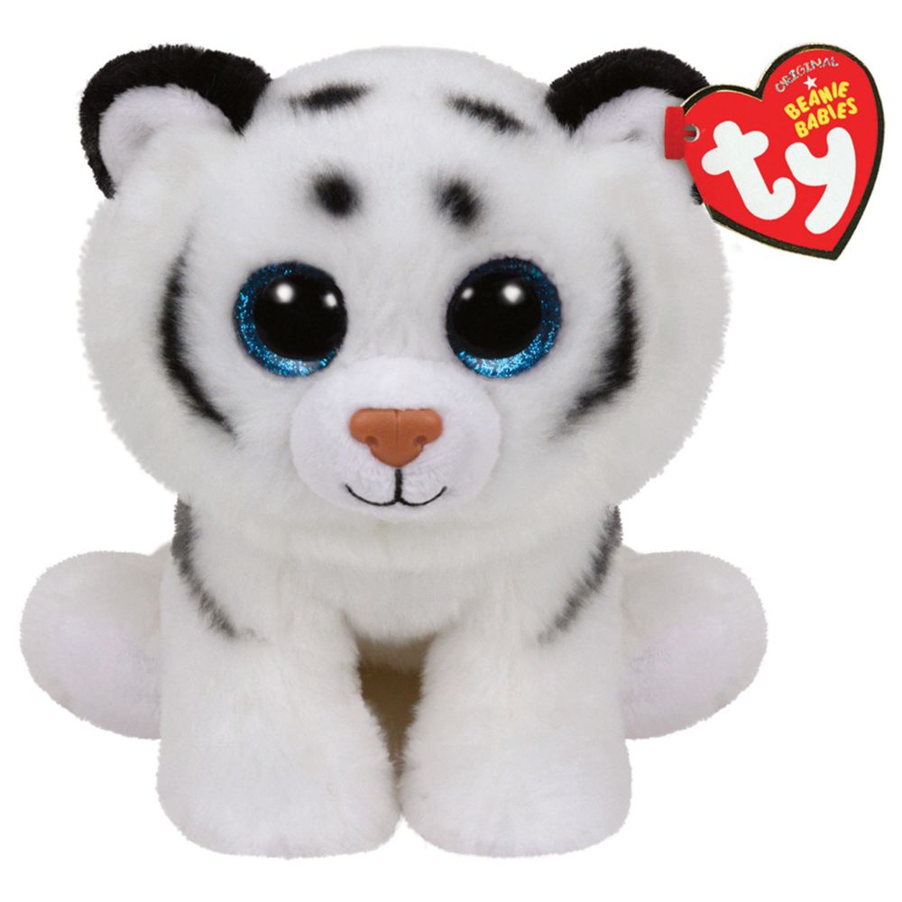 Speckles Beanie Boo - Peluche Beanies 12 cm : Tundra le tigre - Animaux