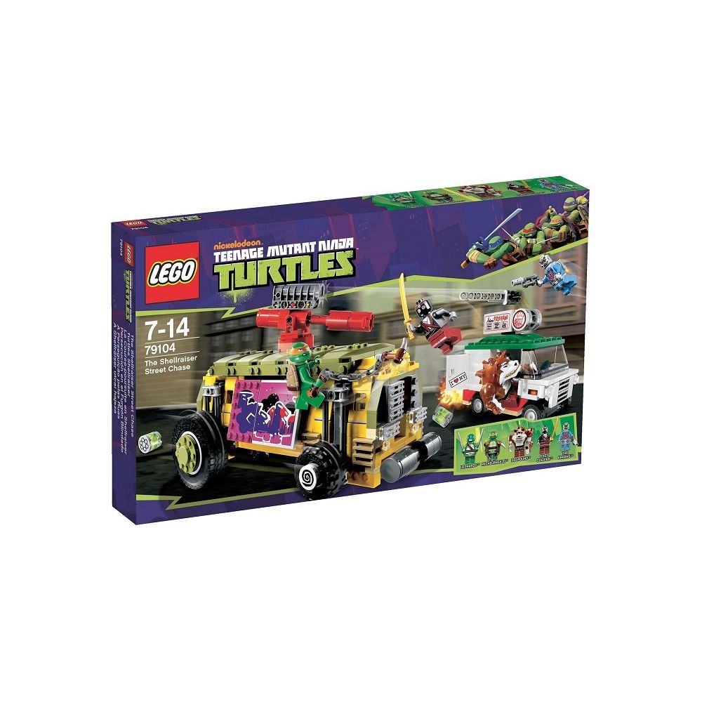 Lego - Lego - Teenage Mutant Ninja Turtles - 79104 - La Course Poursuite en Sheelraiser (Import UK) - Briques Lego