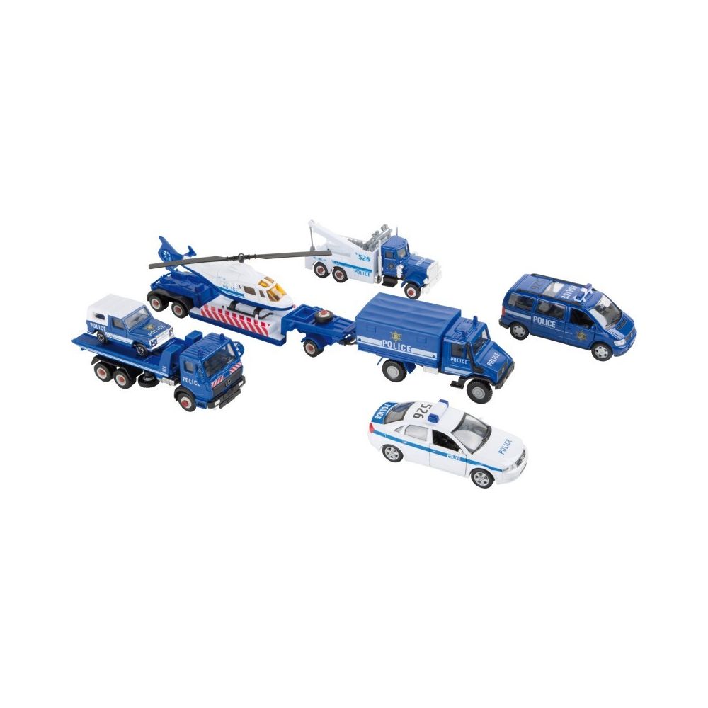 Small Foot Company - Voitures miniature Police - Voiture de collection miniature