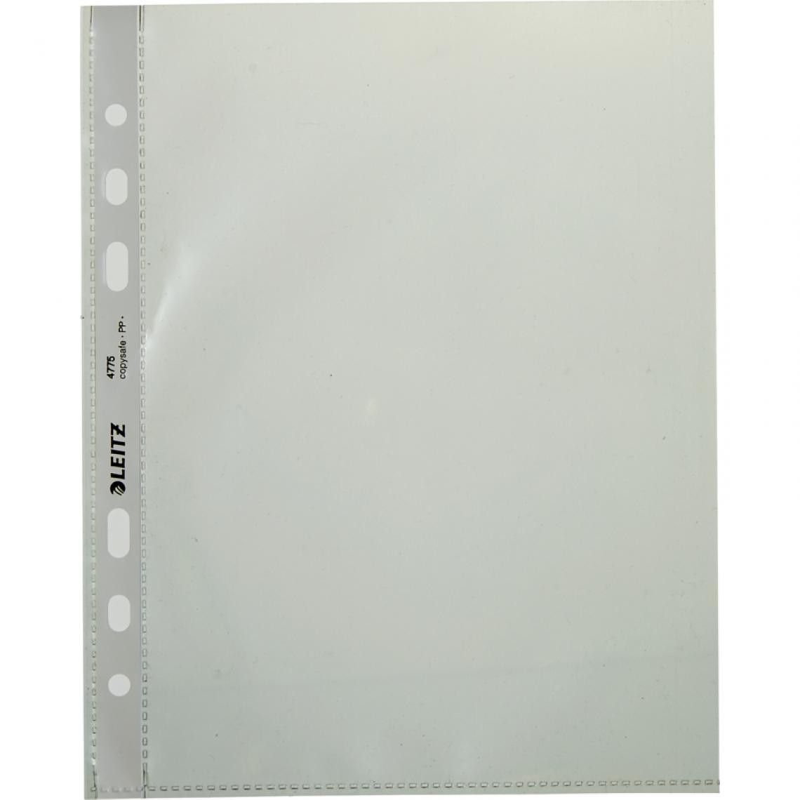 Leitz - LEITZ pochette perforée, format A5, PP, transparent, 0,08 mm () - Accessoires Bureau