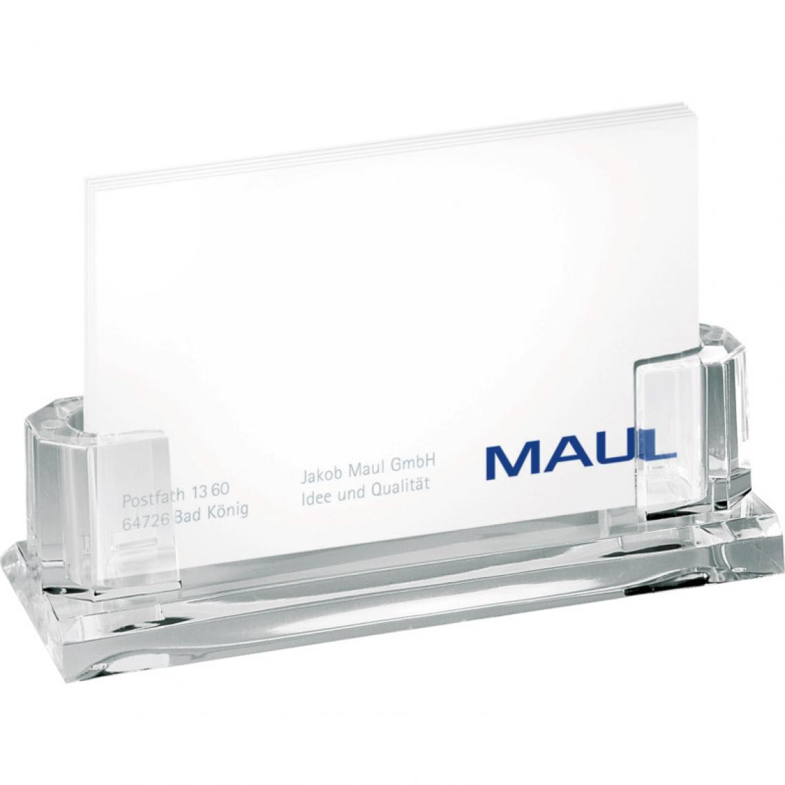 Maul - MAUL Porte-cartes de visite acrylique pour env. 35 cartes () - Accessoires Bureau