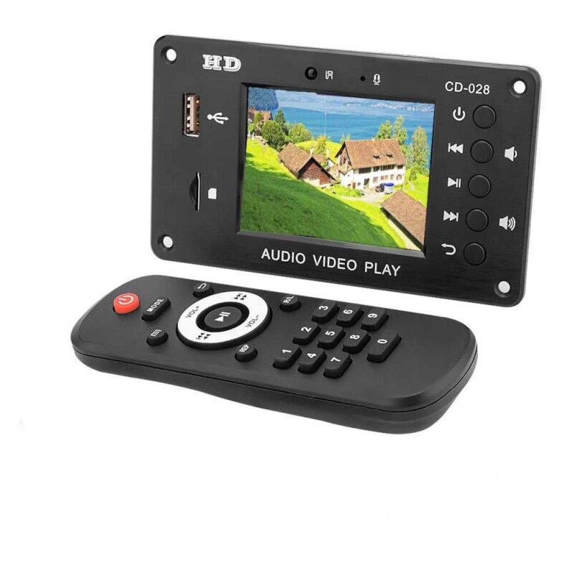 Universal - 7 Décodeur audio et vidéo Bluetooth 24V Écran LCD DTS Module Bluetooth sans perte MP4/MP5 Vidéo HD APE/WAV Carte de décodage Lecteur MP3 - Radio, lecteur CD/MP3 enfant