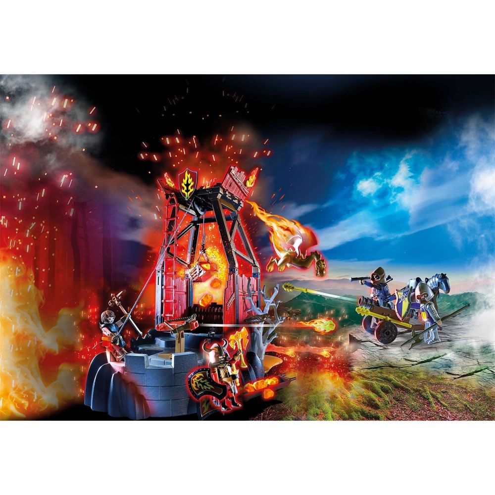 Playmobil - PLAYMOBIL 70390 - Novelmore - Mine de lave des chevaliers Burnham Raiders - Playmobil
