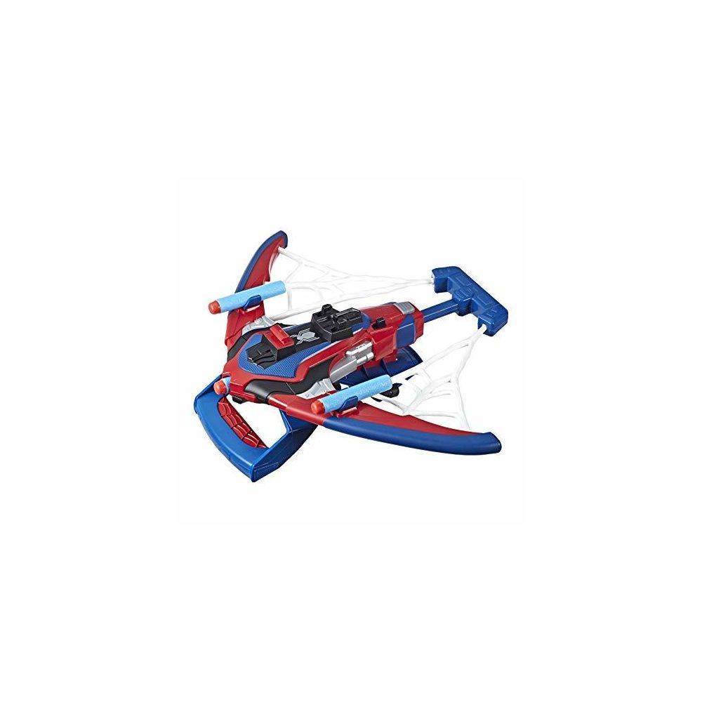 Spider-Man - Spider-Man Web Shots Spiderbolt Nerf Powered Blaster Toy for Kids Ages 5 & Up - Jeux d'adresse