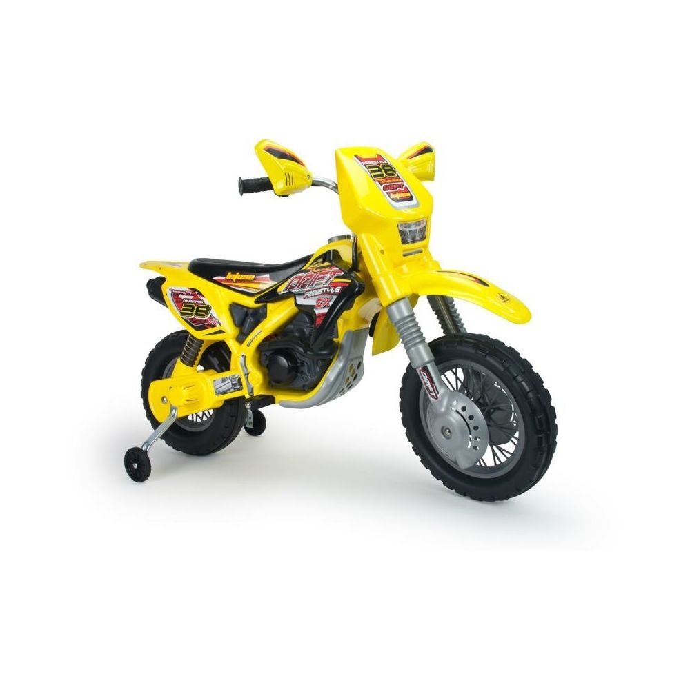 Kid'Zzz N' Quad'Zzz - Moto électrique Enfant 12V Injusa 6811 Jaune - Véhicule électrique pour enfant