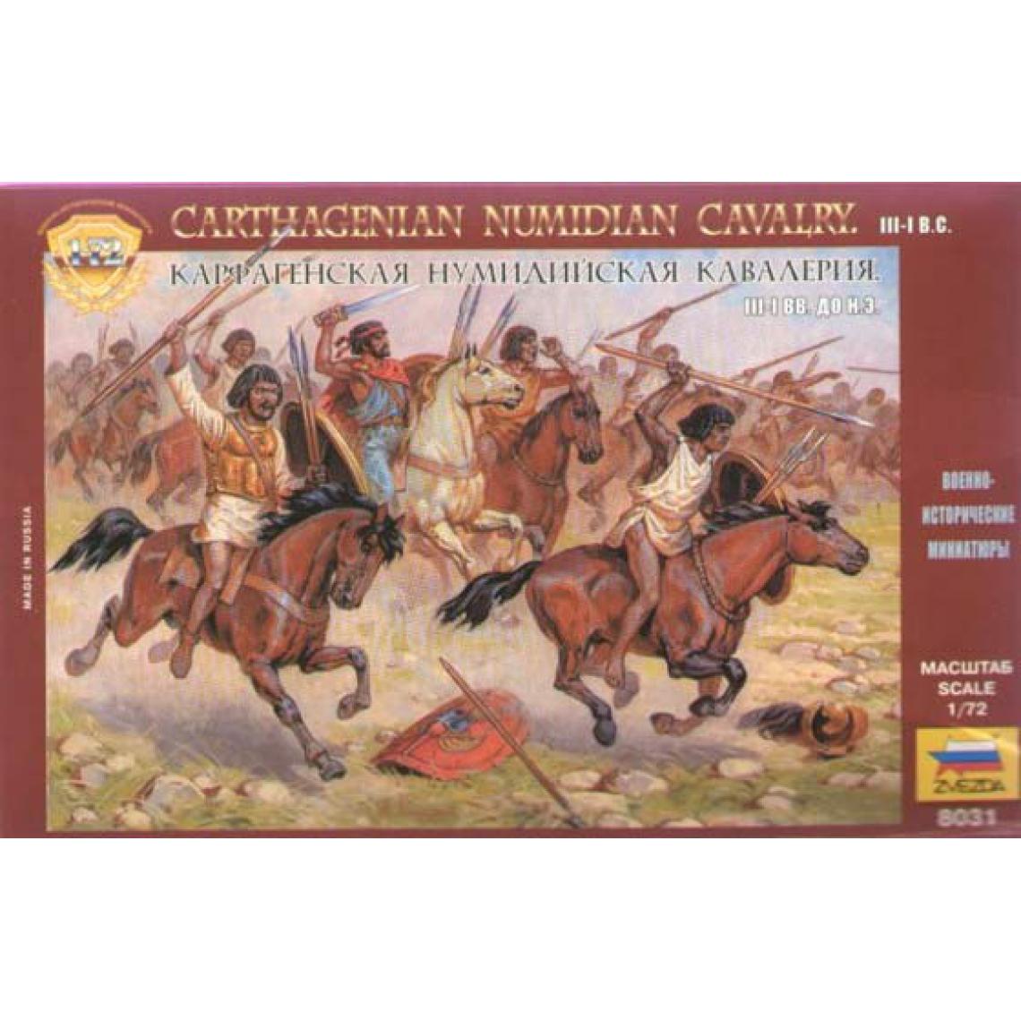Zvezda - Cavalerie Numide Carthagenoise Zvezda 1/72 - Voitures RC