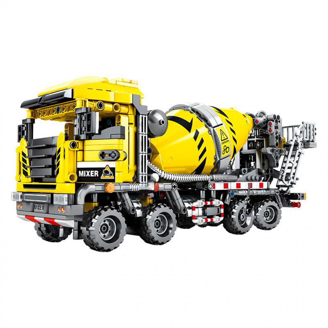 Generic - Jouet de construction SEMBO Camion  Mixeur 30*22* 24  - Jaune  - Briques et blocs
