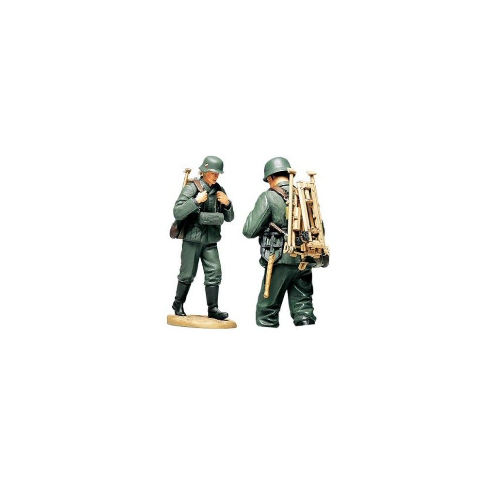 Tamiya - Servant de mitrailleuse Allemand Tamiya 1/16 - Figurines militaires
