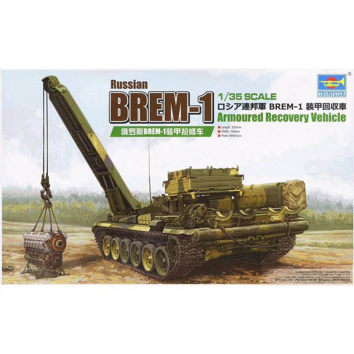 Trumpeter - Maquette Char Russian Brem-1 Armoured Recovery Vehicle - Chars