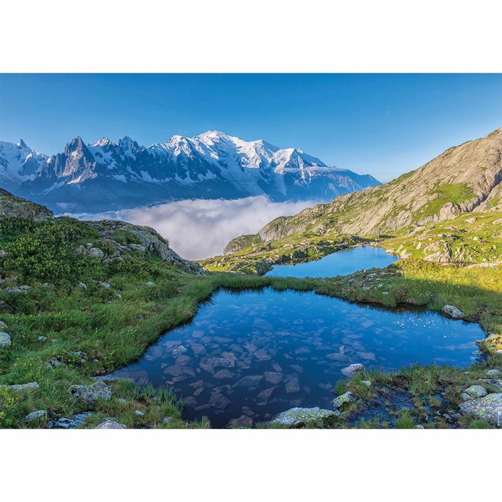 Nathan - Puzzle 1500 pièces : Lacs des Chéserys, Massif du Mont-Blanc - Animaux