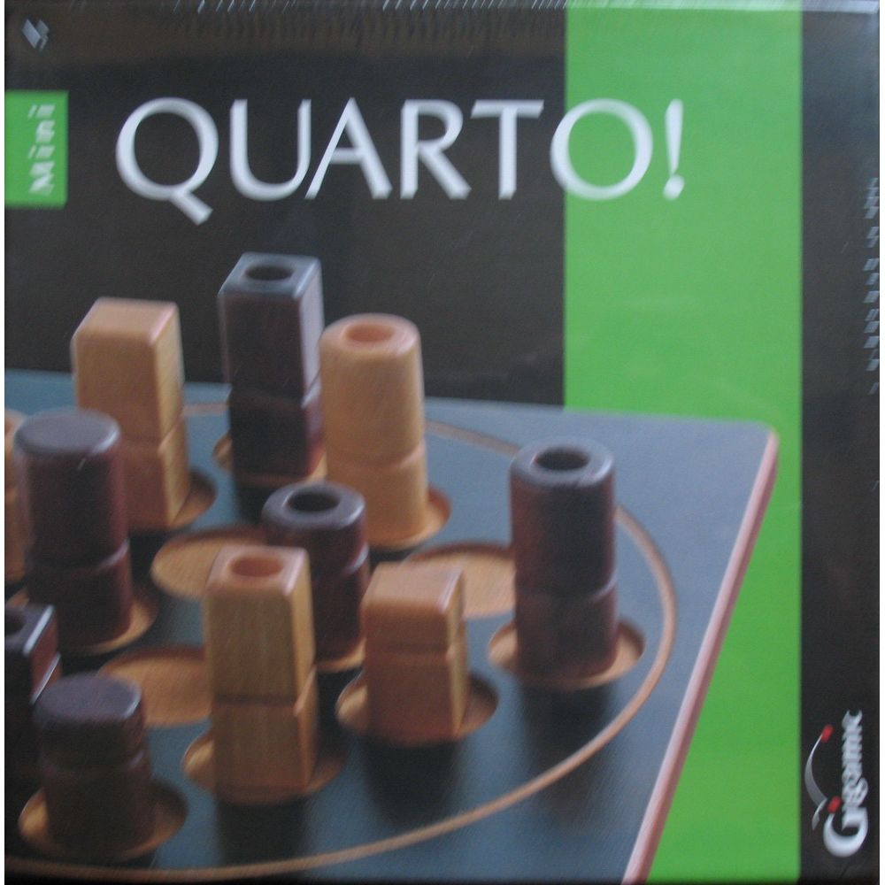 Gigamic - Jeux de société - Quarto Mini - Jeux de stratégie
