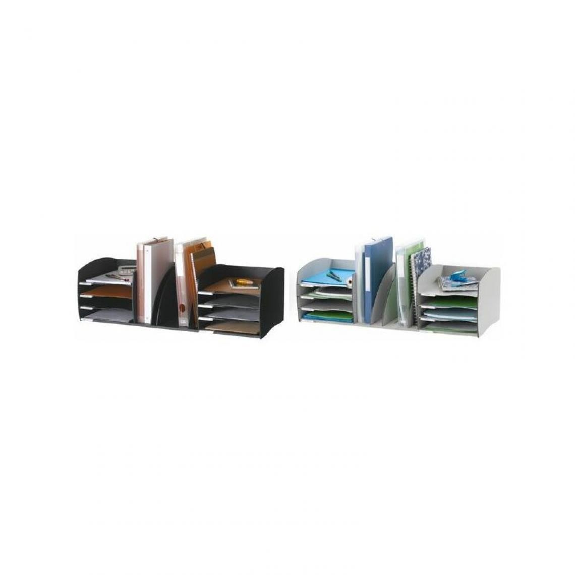 Paperflow - PAPERFLOW Système de rangement XL, 8 compartiments, gris () - Accessoires Bureau