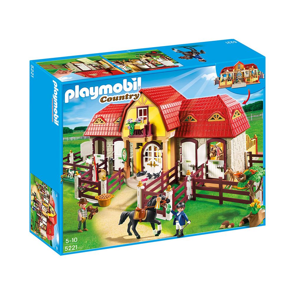 Playmobil - Haras avec chevaux et enclos - 5221 - Playmobil