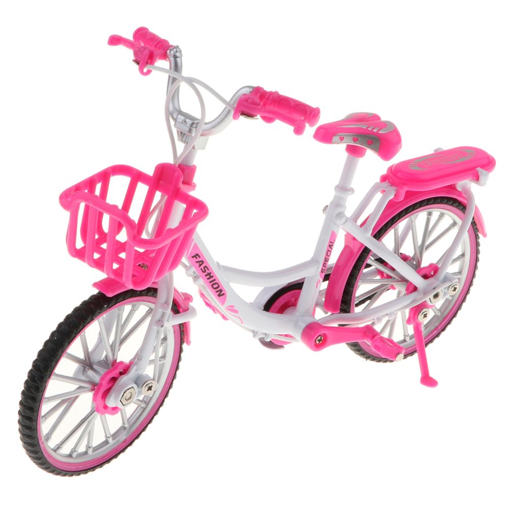 marque generique - Échelle 1:10 Alliage Diecast Bike Modèle Artisanat Vélo Jouet Rose - Motos