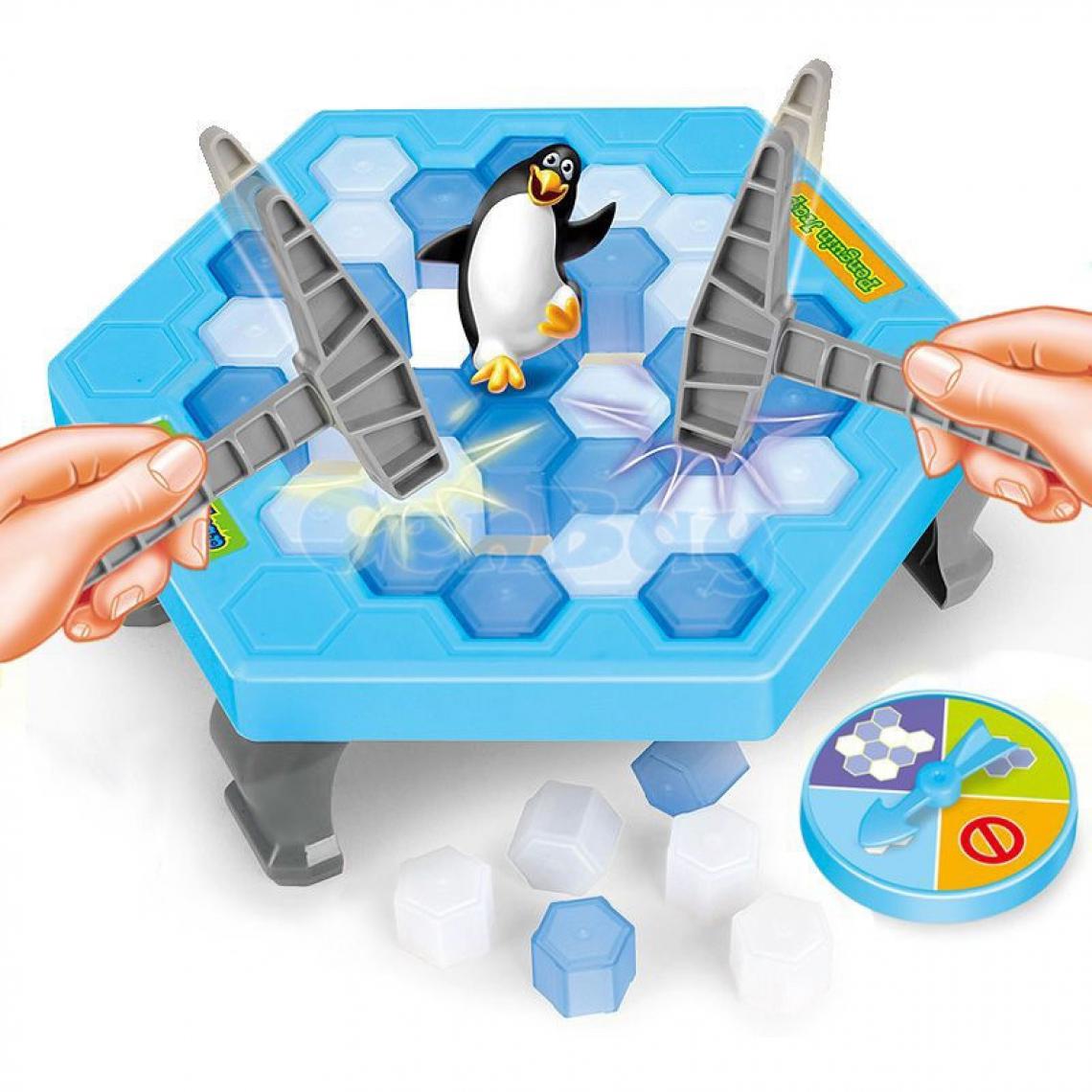 Wewoo - Jeux Jouets Jeu de famille pingouin piège glace briser sauver pingouin, livraison de colis aléatoires - Jeux d'adresse