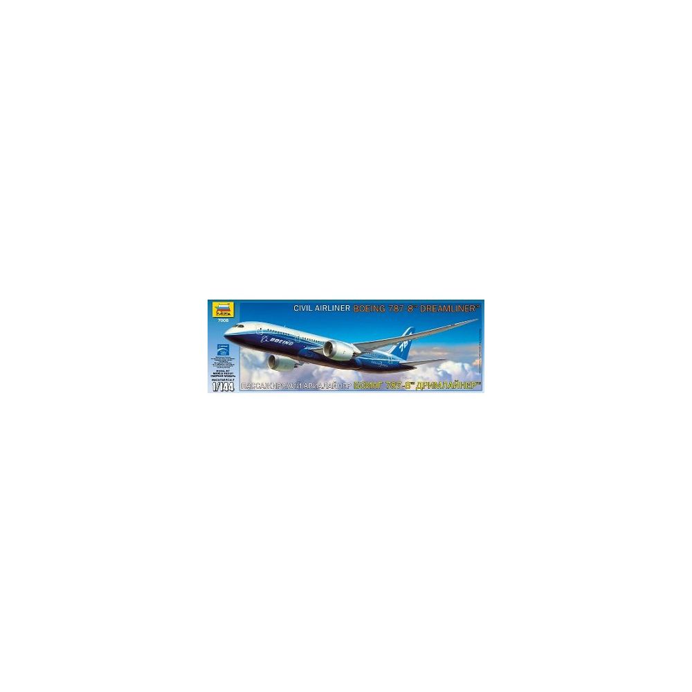 Zvezda - Maquette avion : Boeing 787 8 Dreamliner - Avions