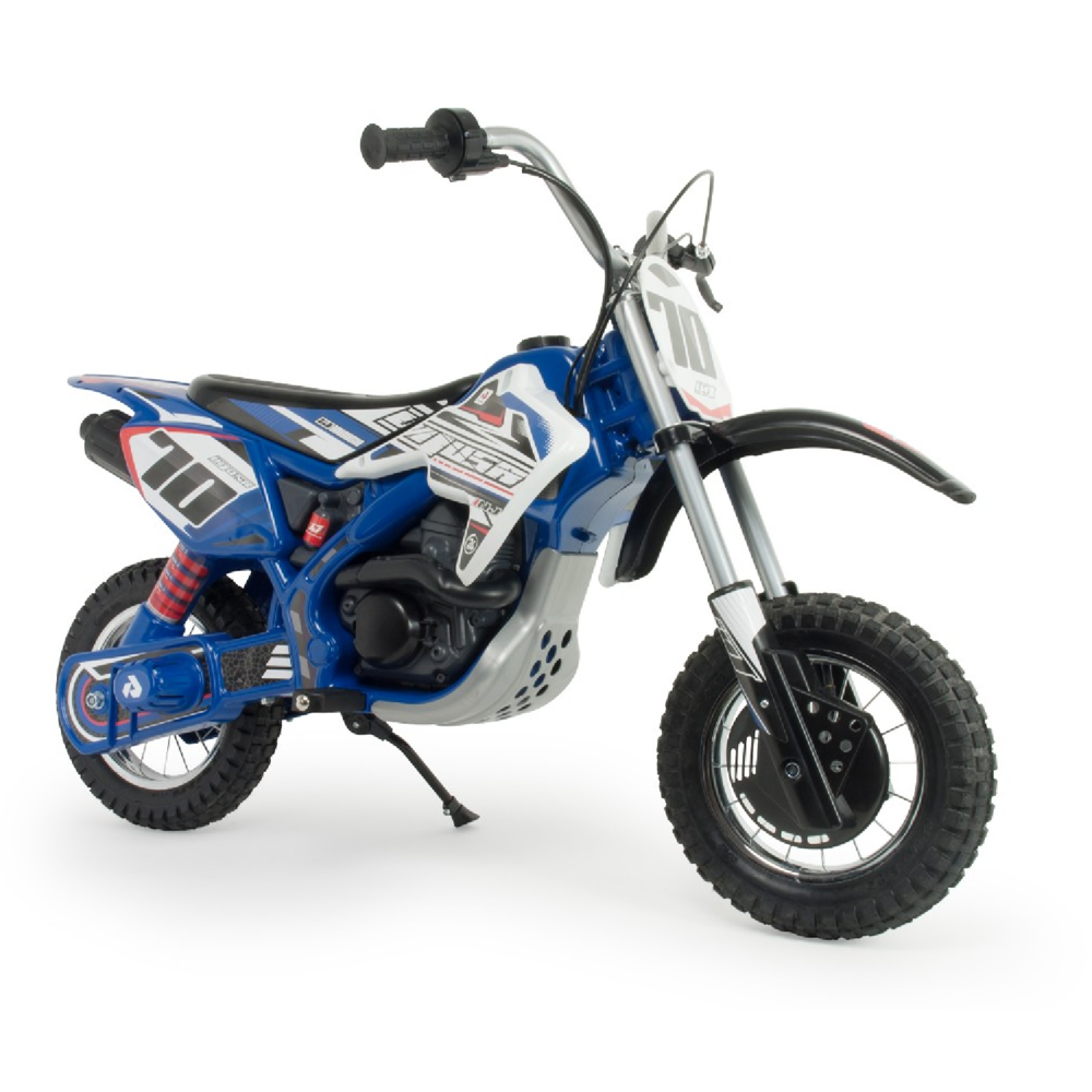 Injusa - Moto Cross electrique - 24V - Blue Fighter - Véhicule électrique pour enfant