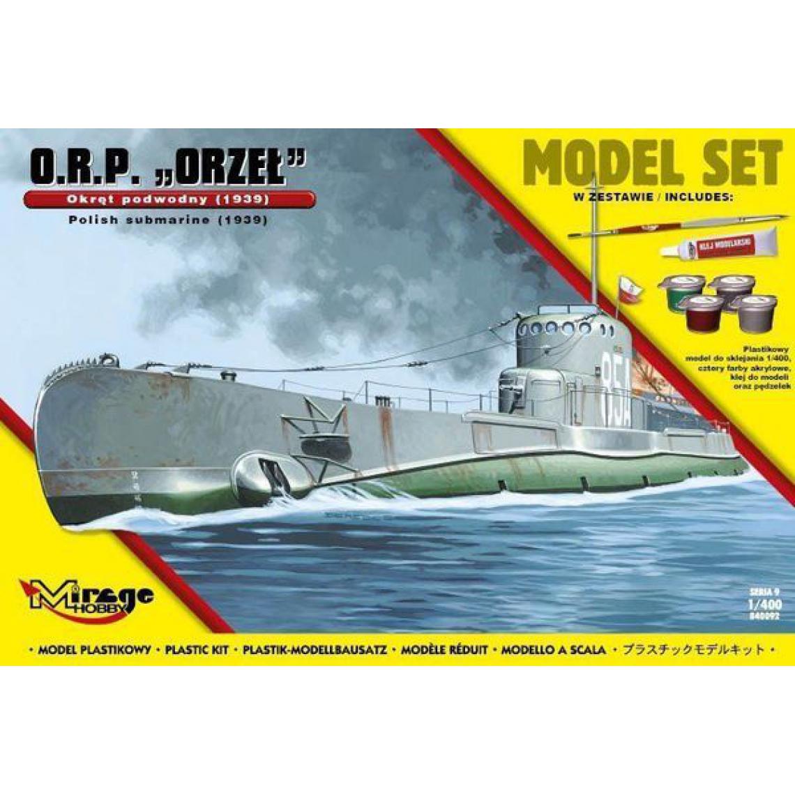 Mirage Hobby - ORP"Orzel"(Polish Submarine1939)ModelSet - 1:400e - Mirage Hobby - Accessoires et pièces