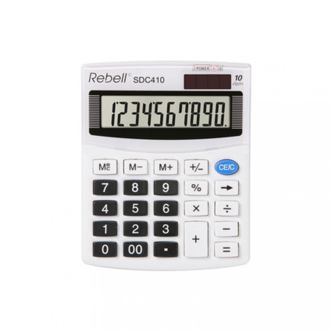 Rebelle - Rebell Calculatrice de bureau SDC 410, blanc () - Accessoires Bureau