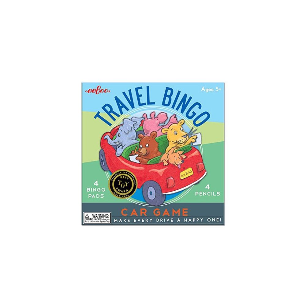 Eeboo - eeBoo Travel Bingo Game for Kids - Jeux d'adresse
