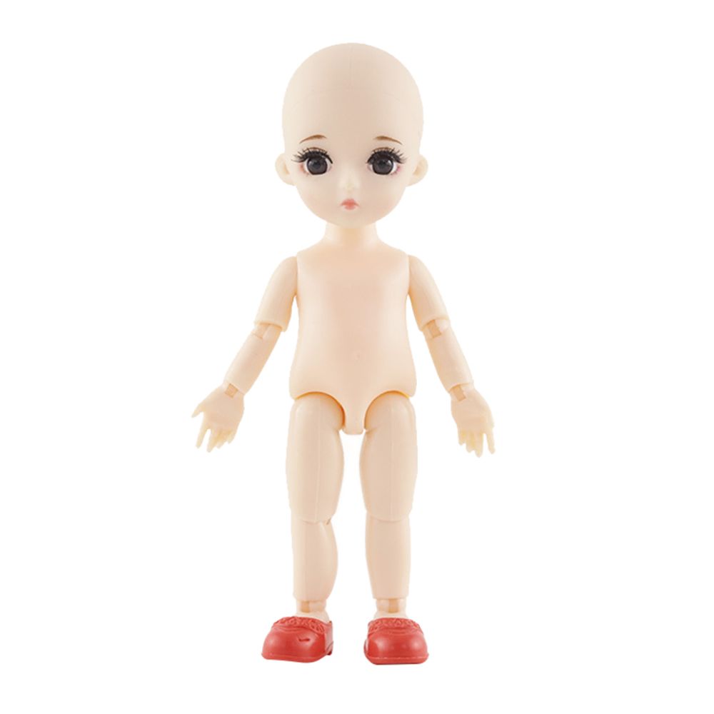 marque generique - Mignon 13 articulé princesse fille poupée jouets chauve - Poupées