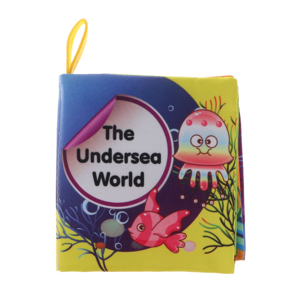 marque generique - Livre de développement pour bébé, 4 pages, couleur, forme, cognize, jouets, Seaworld - Jeux éducatifs