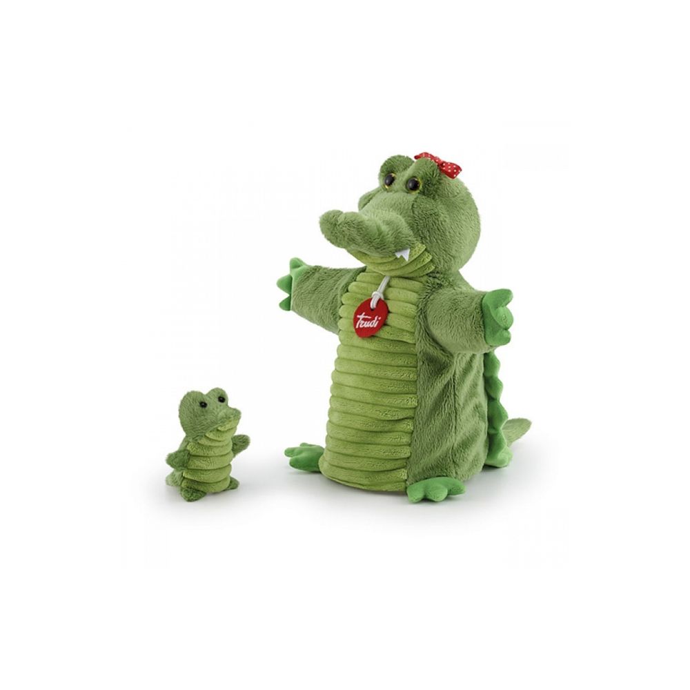 Trudi - Marionnette bebe et maman crocodile - Animaux