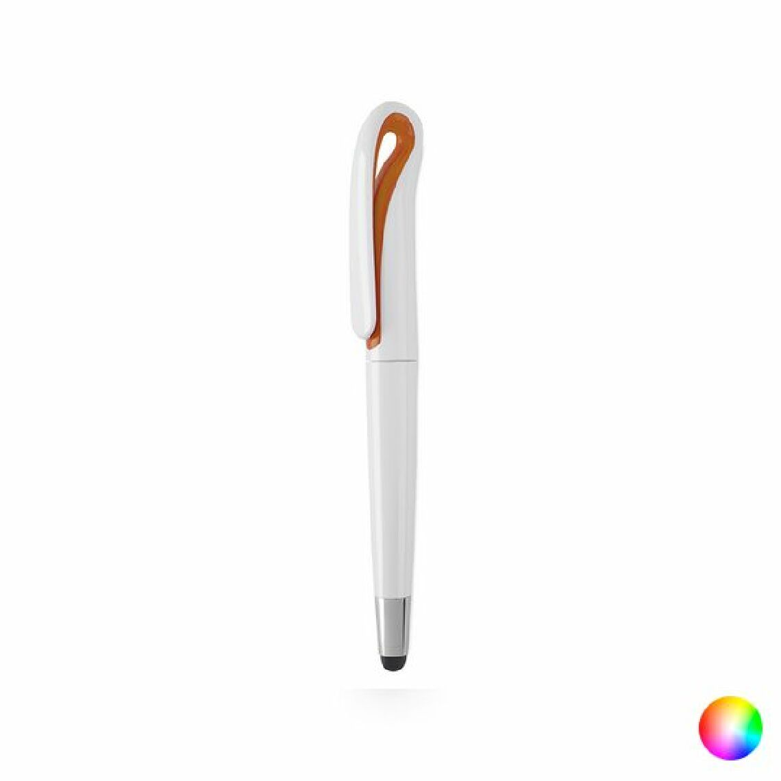 Unknown - Stylo avec Stylet Tactile 144365 Couleur Orange / Blanc - Accessoires Bureau