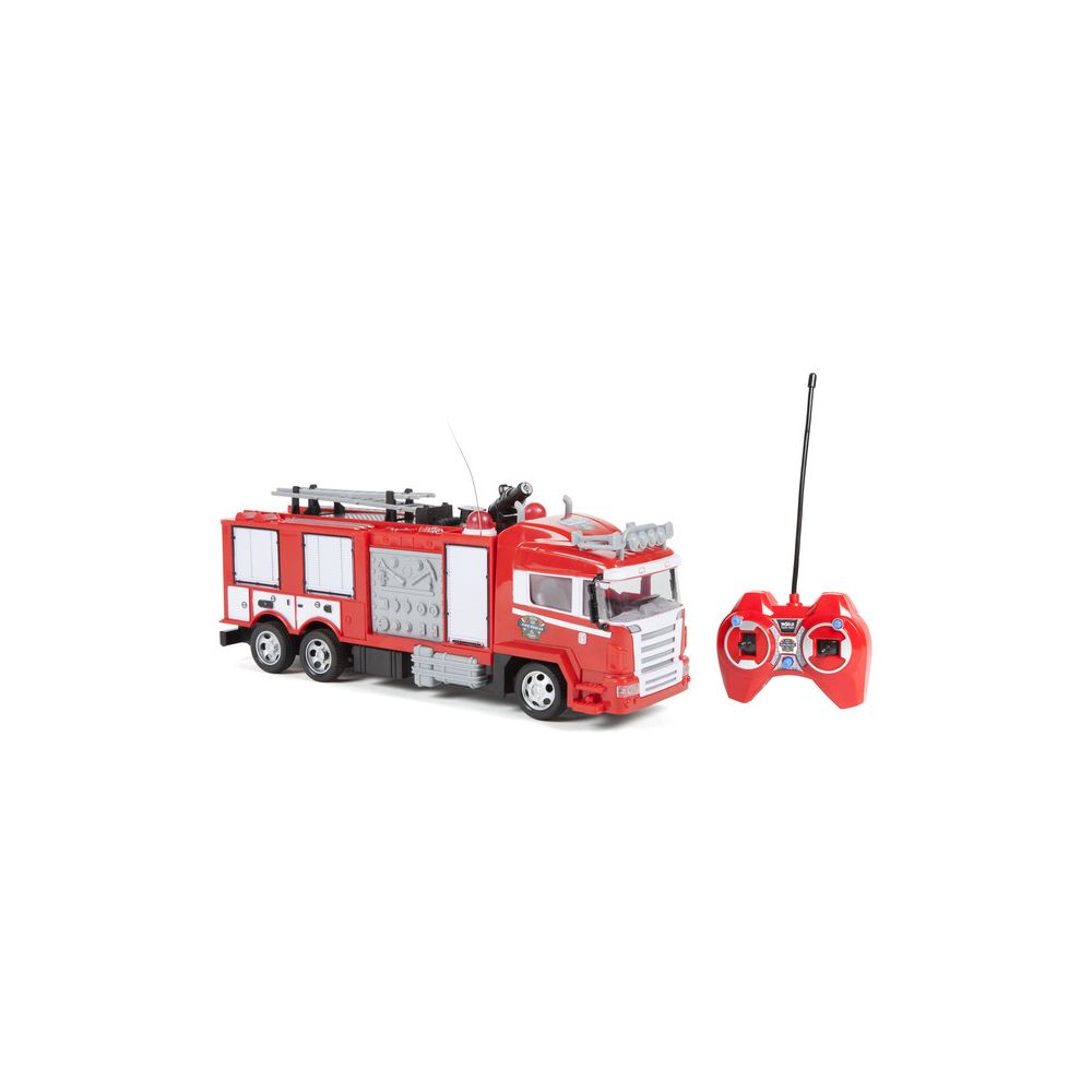 World Tech Toys - Camion Pompier Radiocommandé - World Tech Toys-- - Voitures RC