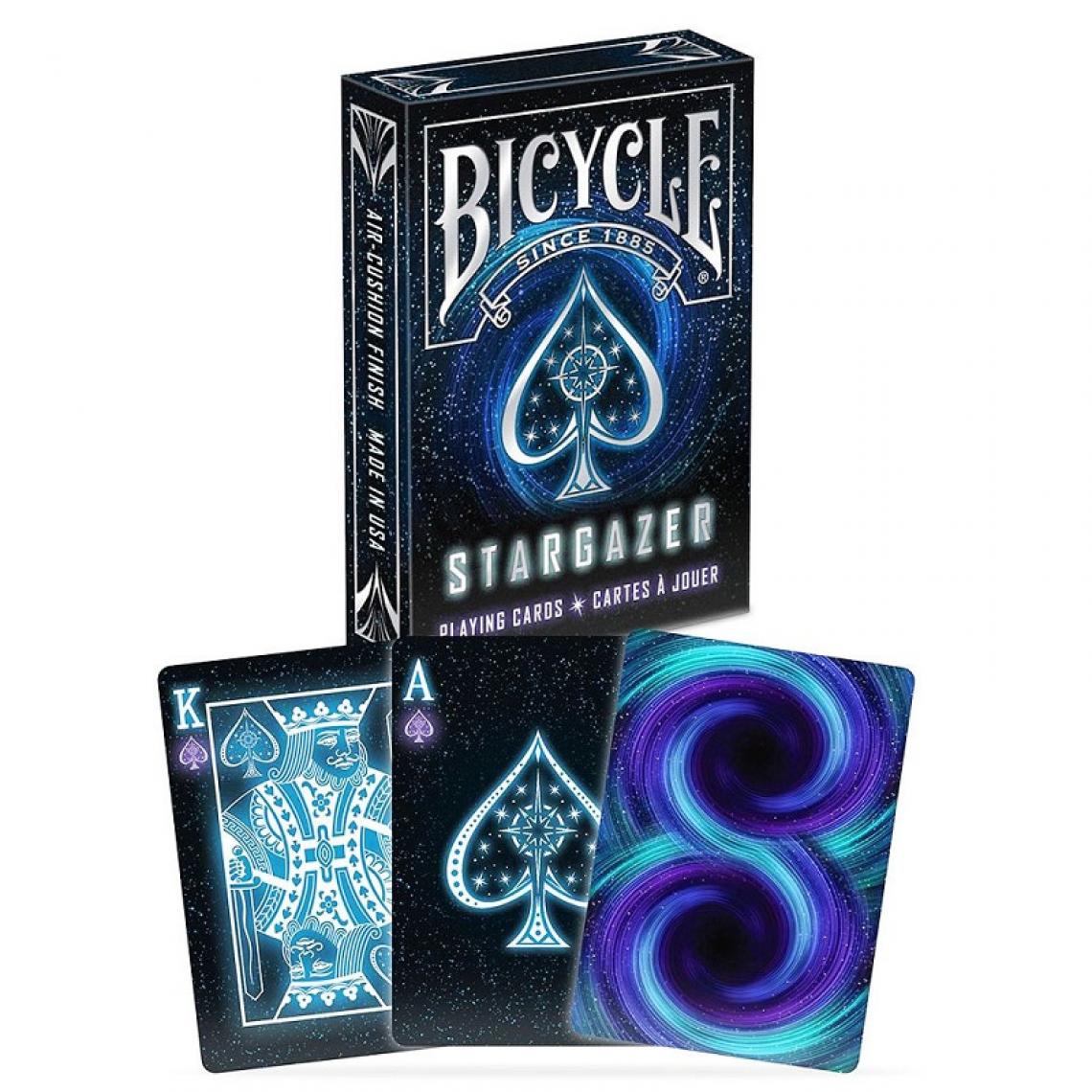 Universal - Cyclisme Star Top Series Jouer des cartes Facile à définir Deck Poker Taille Magic Card Game Magic Tricks Accessoires pour Magicien | Jeux de cartes(Bleu) - Jeux de cartes