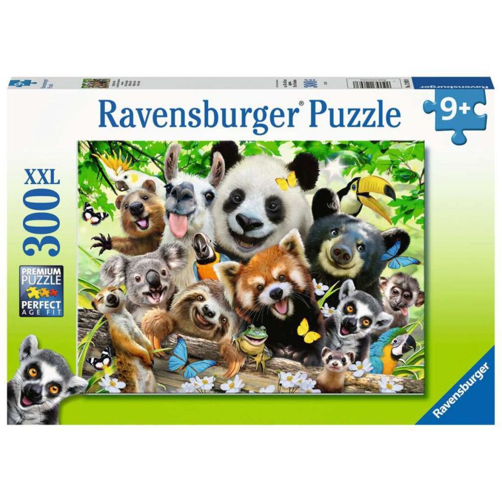 Ravensburger - Ravensburger - Puzzle 300 pièces XXL - Le selfie des animaux sauvages - Animaux