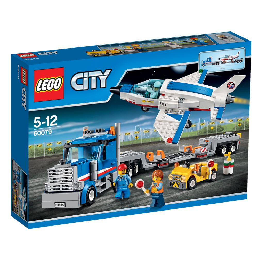 Lego - CITY - Le transporteur d'avion - 60079 - Briques Lego