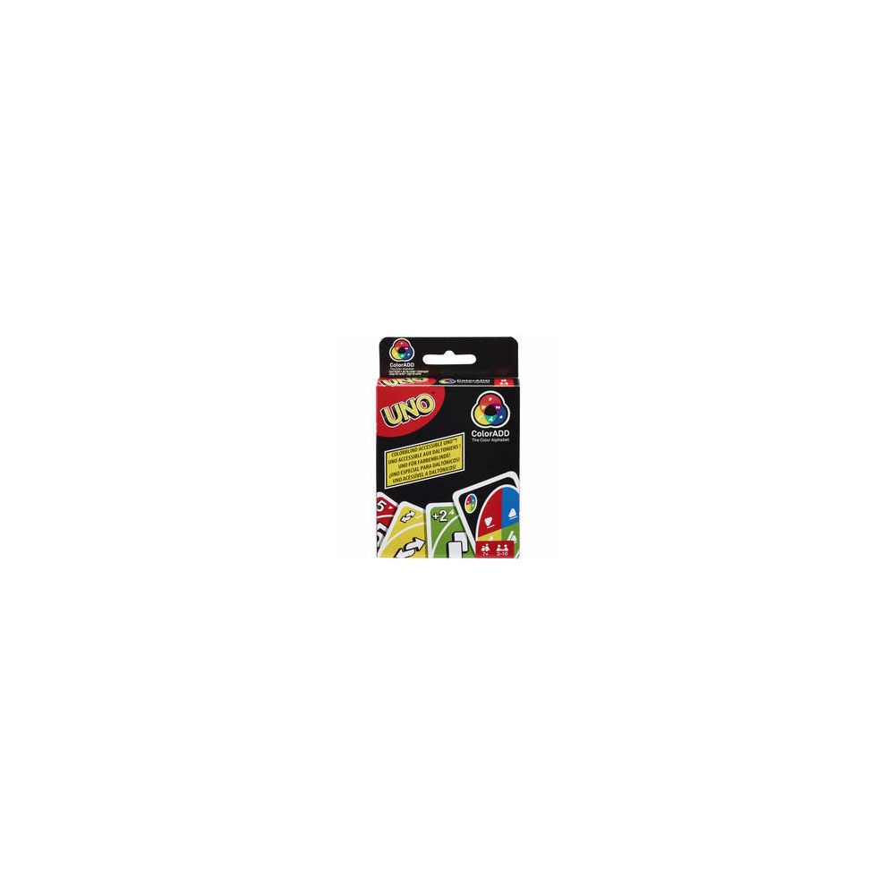Mattel Jeux - Uno ColorADD - Jeux de cartes