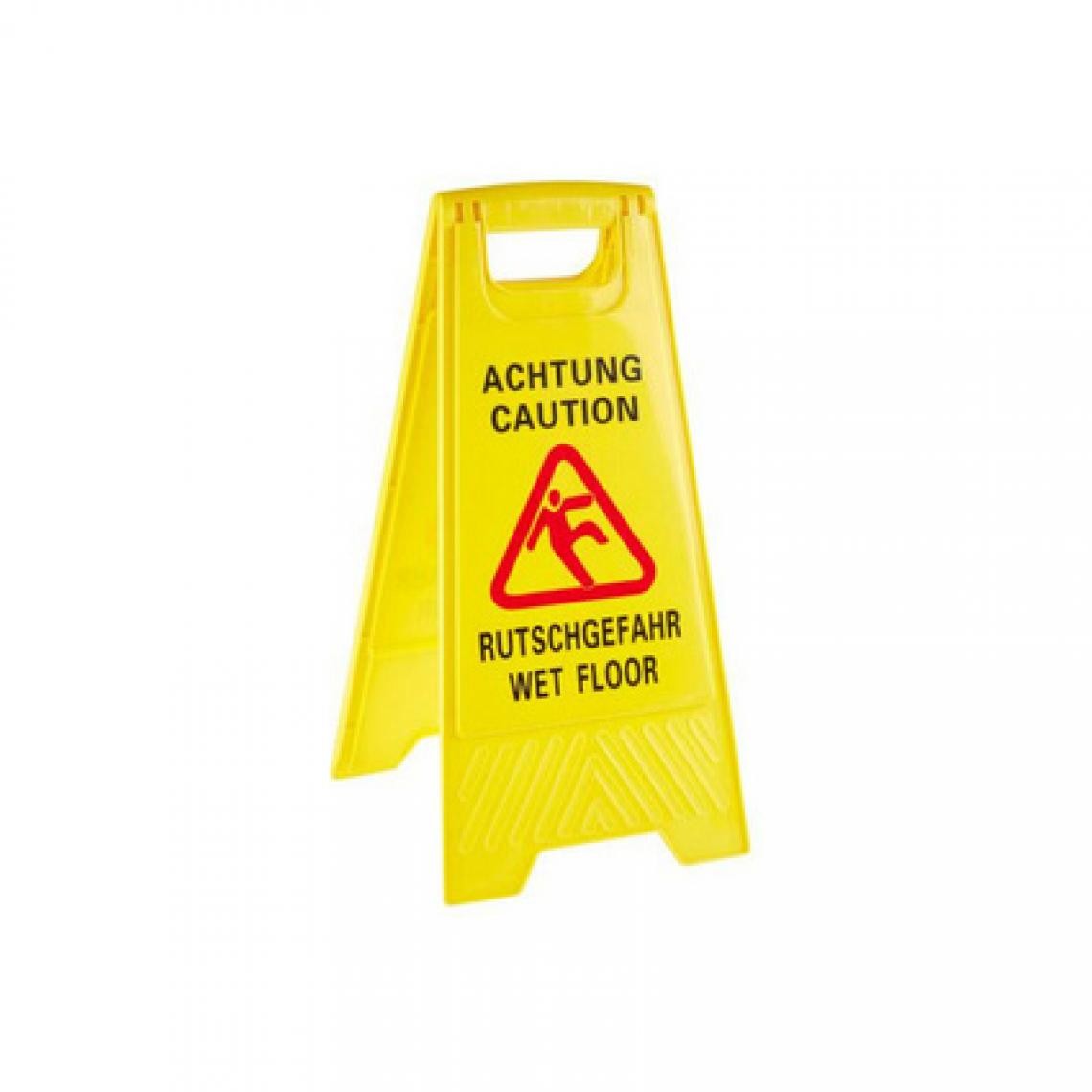 Aps - APS Panneau d'avertissement 'Caution Wet Floor', jaune () - Cuisine et ménage