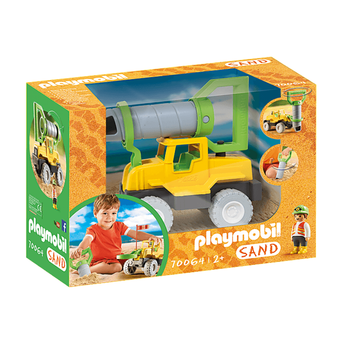 Playmobil - 70064 Playmobil Camion avec foreuse - Playmobil