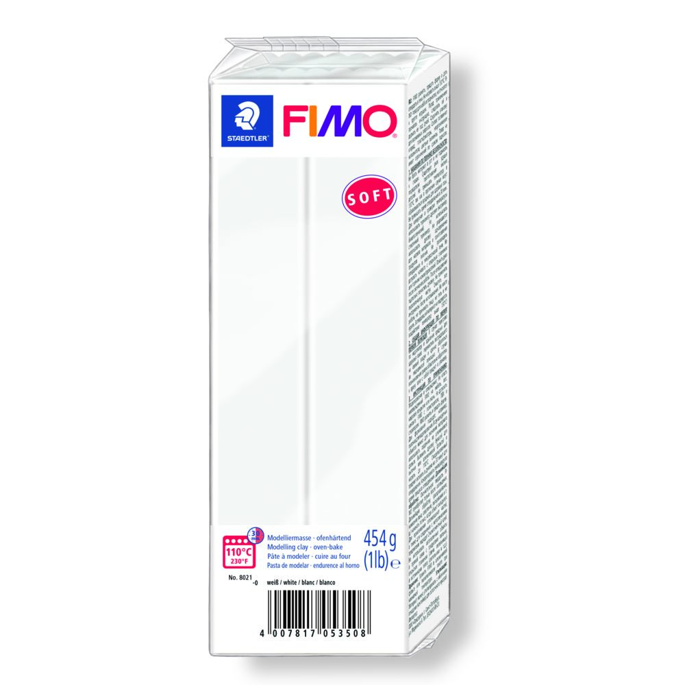Fimo - Pâte Fimo 454 g Soft Blanc 8021.0 - Fimo - Modelage