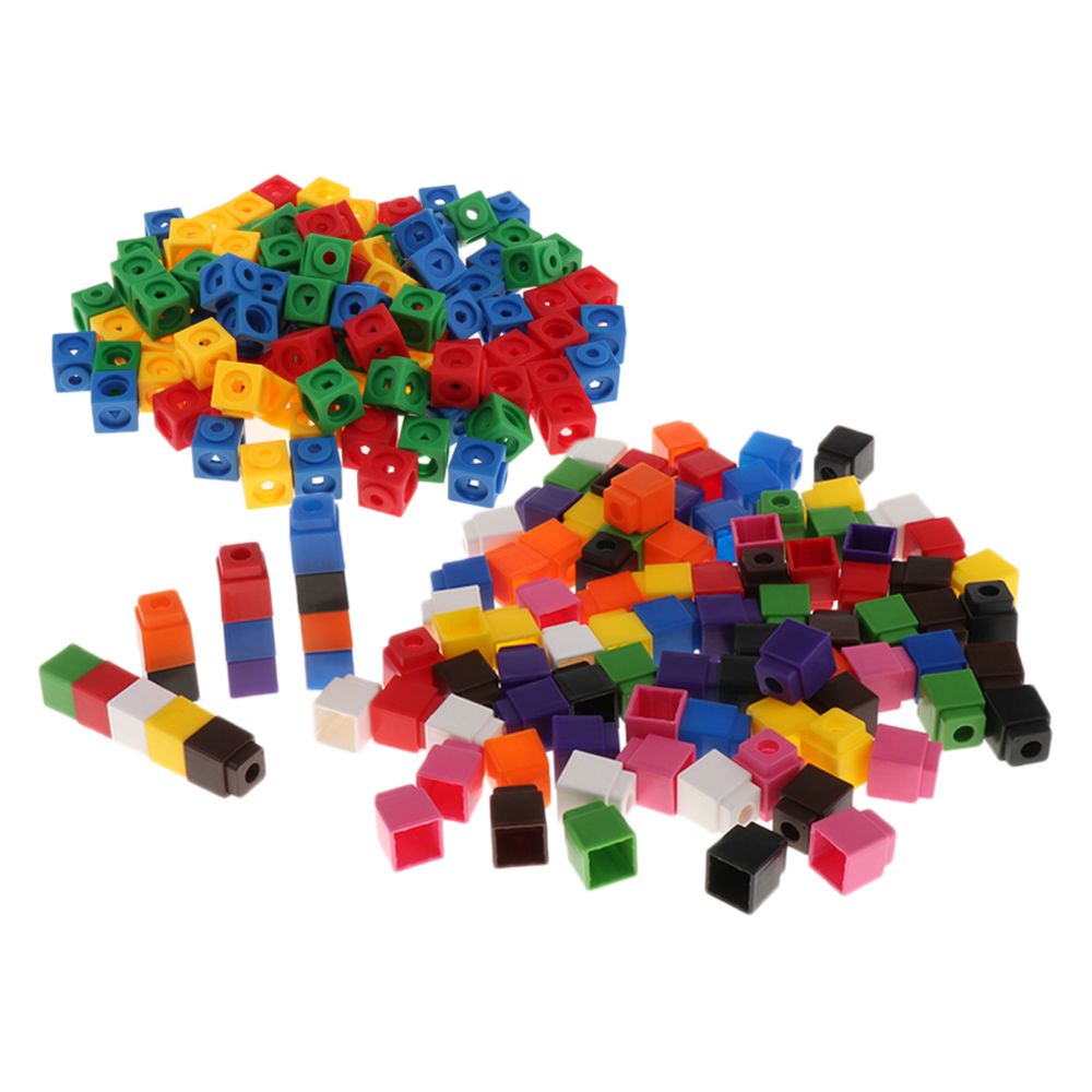 marque generique - Maths Link cube plastique jeux jouet enfant blanc - Jeux éducatifs