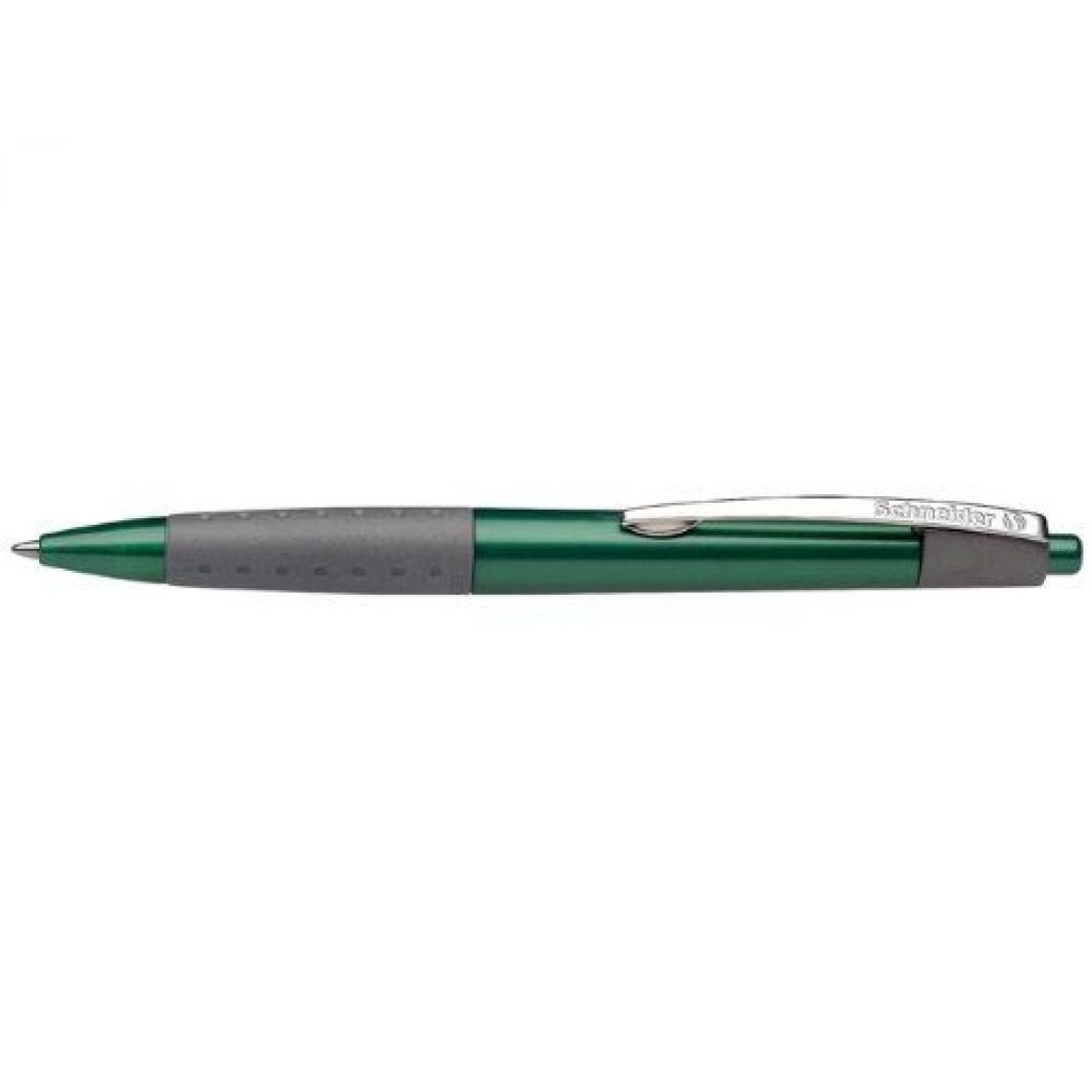 Schneider - Schneider Loox Lot de 20 stylos à bille à pointe rétractable Zone grip douce Encre bleue indélébile Vert - Accessoires Bureau