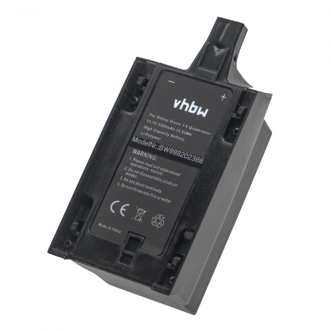 Vhbw - vhbw Batterie compatible avec Parrot Bebop 3.0, 3.0 Skycontroller drone (2300mAh, 11,1V, Li-polymère) - Accessoires et pièces