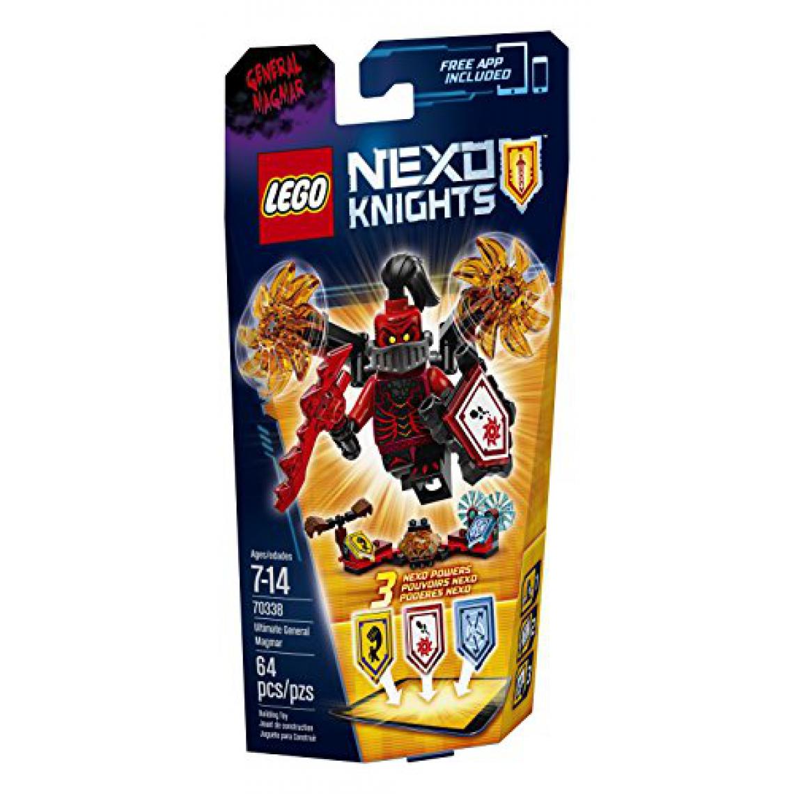 Lego - LEgO Nexo Knights 70338 Ultimate General Magmar Building Kit (64 pièces) - Briques et blocs