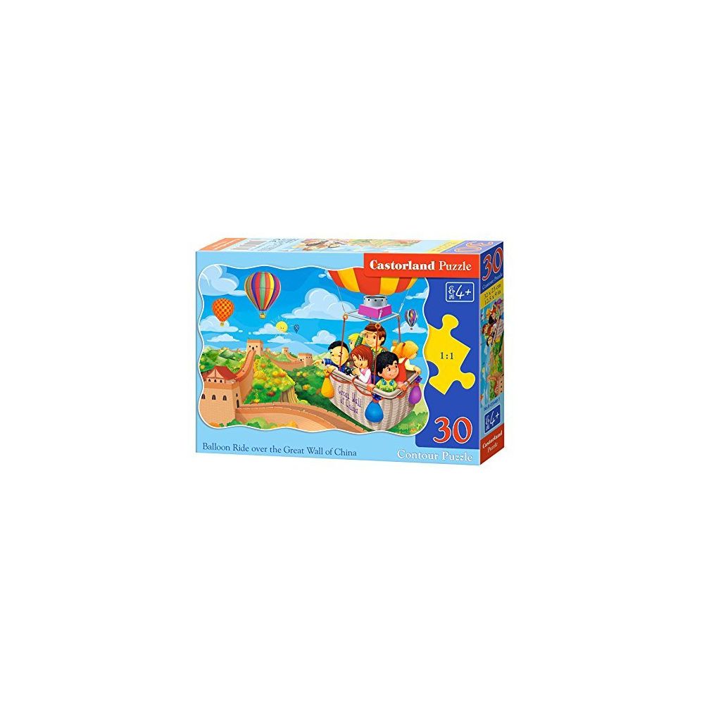 Castorland - Castorland Balloon Ride Over The Great Wall of China Jigsaw Puzzle (30 Piece) - Accessoires Puzzles