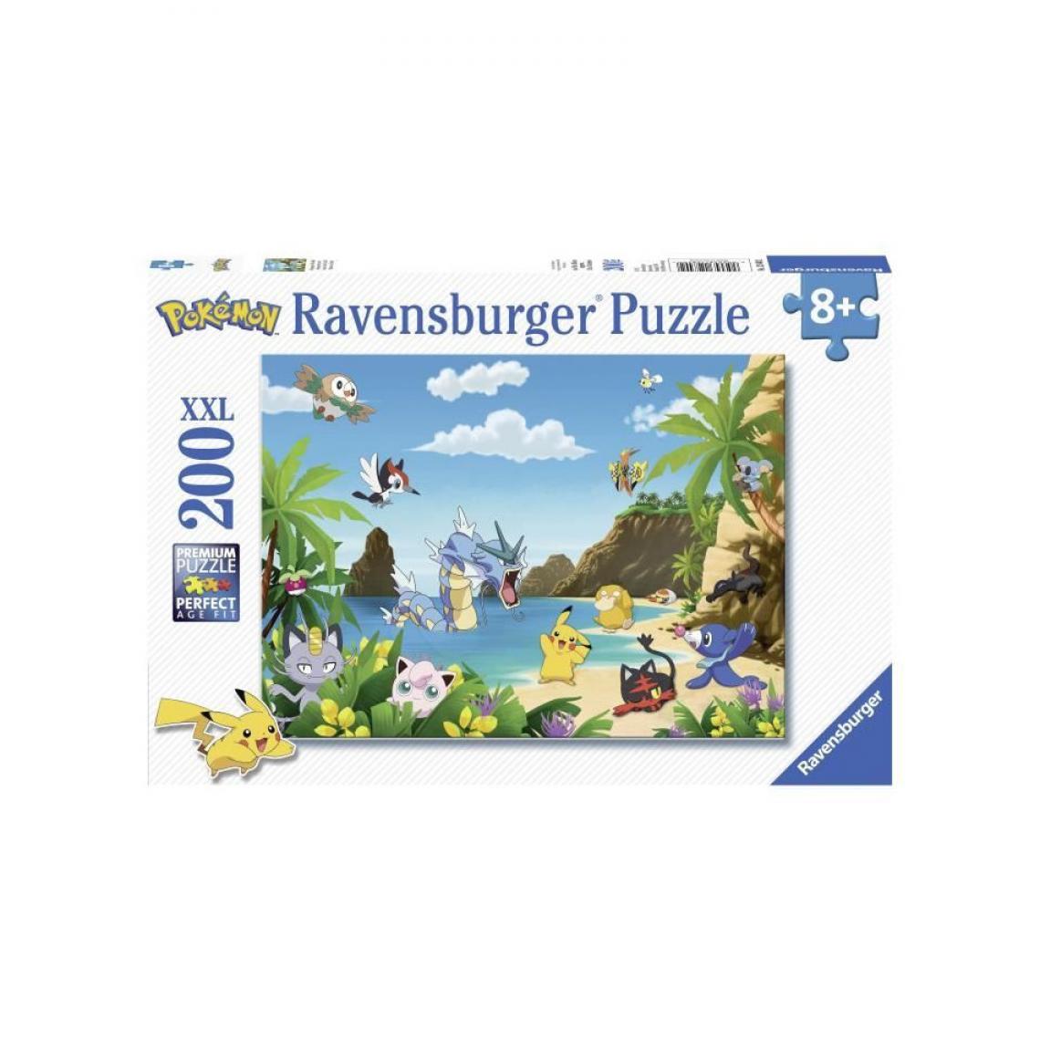 Ravensburger - Puzzle XXL 200p Attrapez-les tous Pokemon - Animaux
