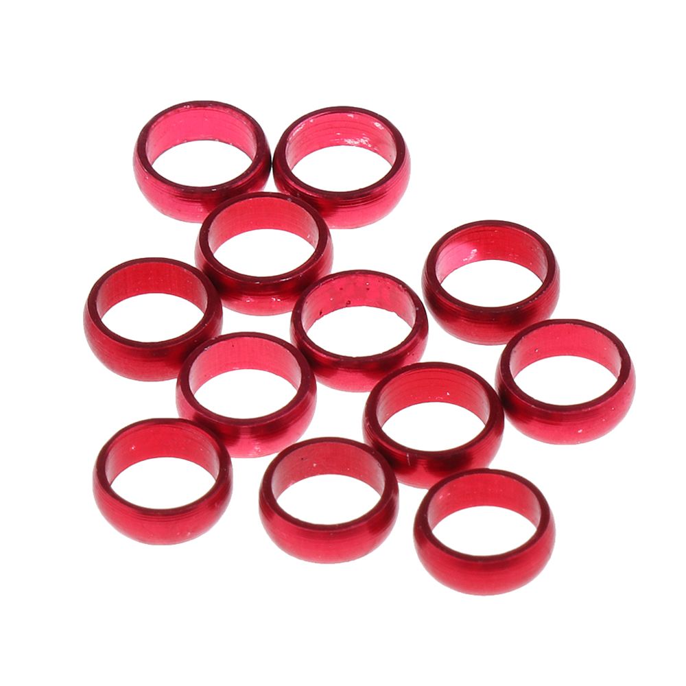 marque generique - 12 morceaux dart sharft protéger les vols o anneaux rechange pince anneau rouge - Accessoires fléchettes