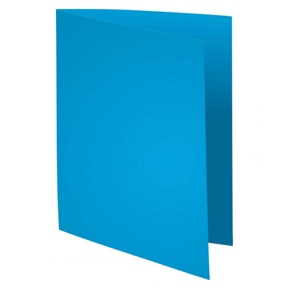 Exacompta - EXACOMPTA Chemises SUPER 250, A4, bleu vif () - Accessoires Bureau