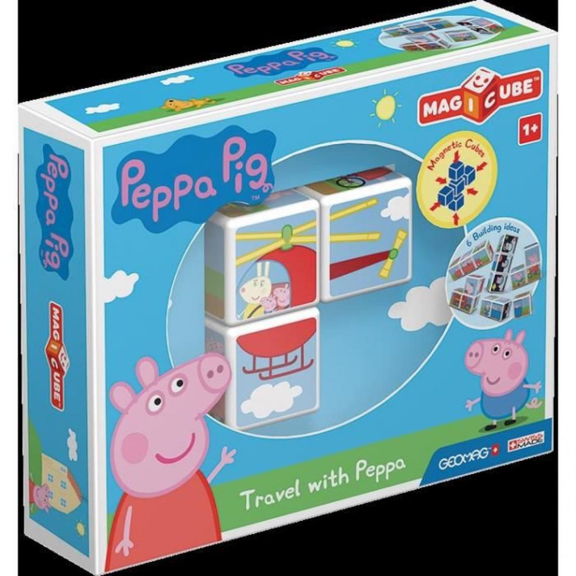 Giochi Preziosi - MAGICUBE - Peppa Pig voyage avec Peppa (3 cubes) - Briques et blocs